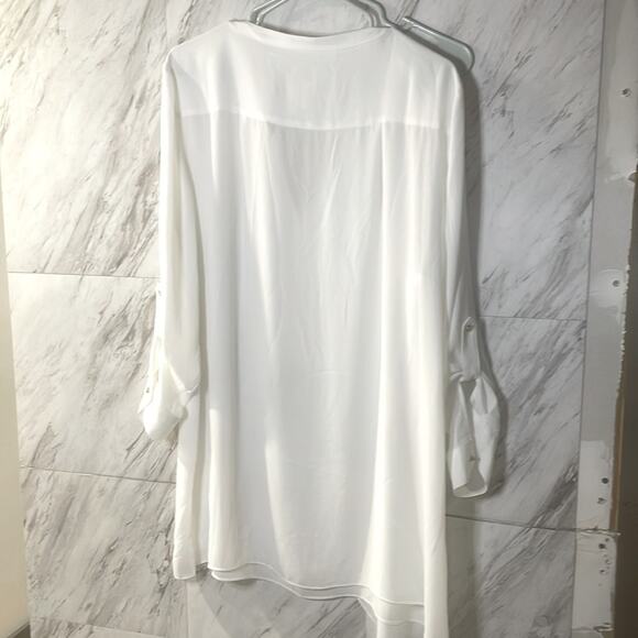 Chico's size 3 {Large } Elegant White Women's Top - Picture 8 of 8